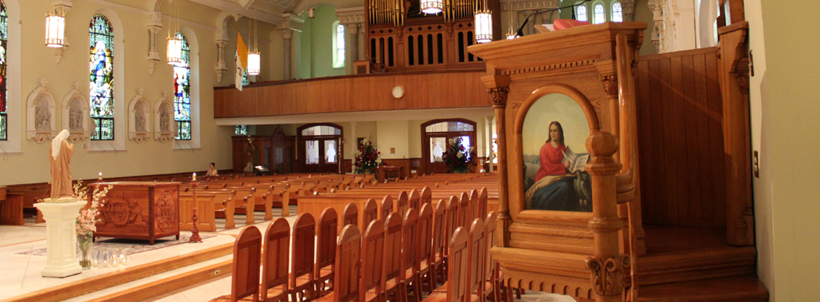 pulpit, sanctuary, and nave